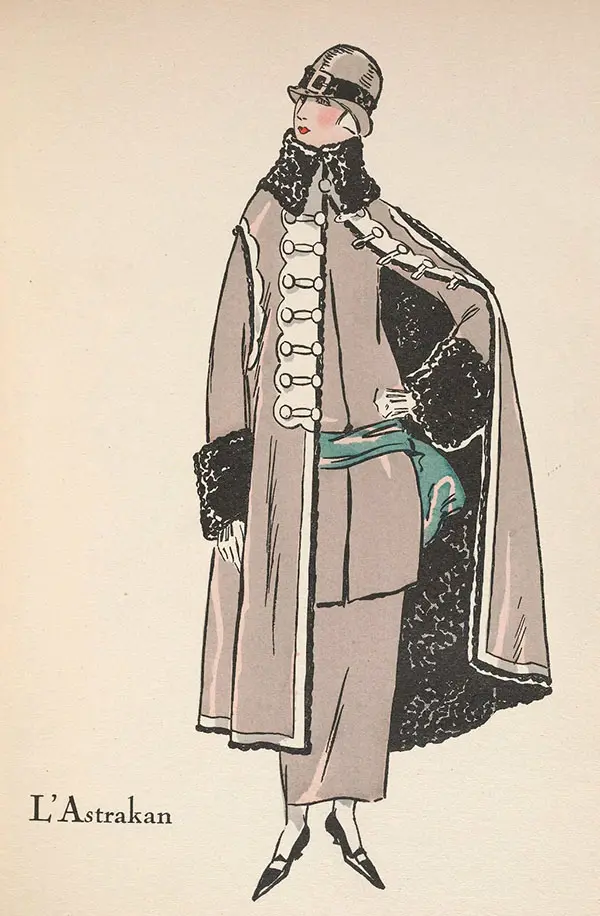 Fashion Plate 1922 By George Barbier