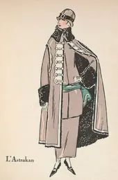 Fashion Plate 1922 By George Barbier