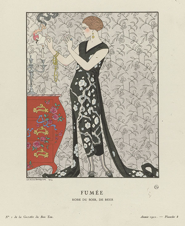 Fumee by George Barbier | Oil Painting Reproduction