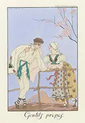 Gentils Propos By George Barbier