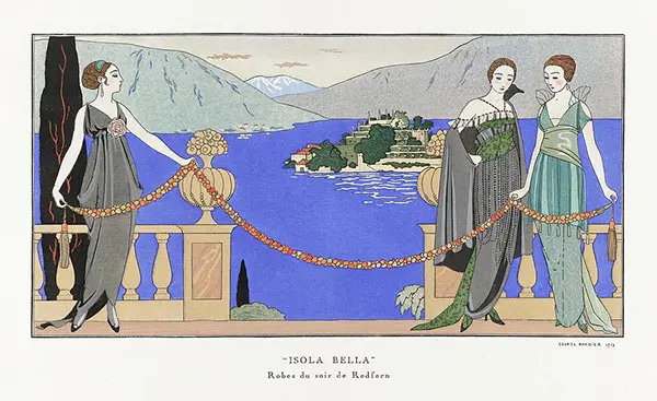 Isola Bella 1914 By George Barbier