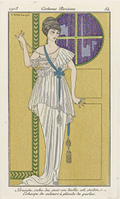 Grande Robe du Soir 1913 By George Barbier