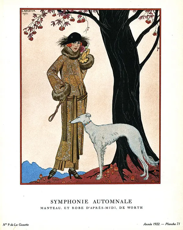 La Gazette 1922 By George Barbier