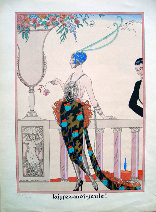 Laissez Moi Seule! 1919 by George Barbier | Oil Painting Reproduction