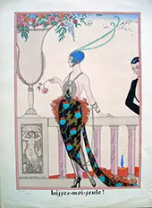 Laissez Moi Seule! 1919 By George Barbier