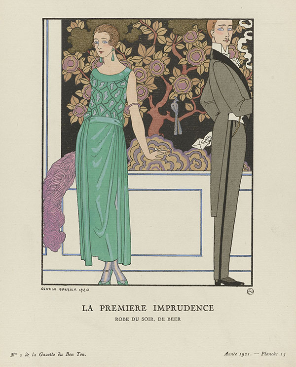 La Premiere Imprudence by George Barbier | Oil Painting Reproduction
