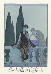 La Villa D'este By George Barbier