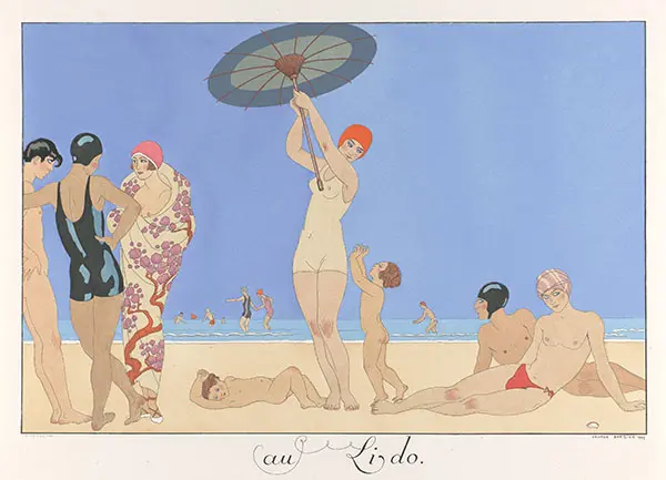 Le Bonheur du Jour ou Les Graces a La Mode 1924 By George Barbier