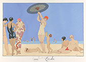Le Bonheur du Jour ou Les Graces a La Mode 1924 By George Barbier