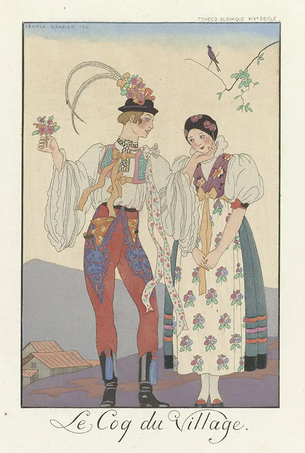 Le Coq du Village By George Barbier