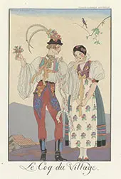 Le Coq du Village By George Barbier