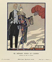 Le Depart Pour Le Casino By George Barbier