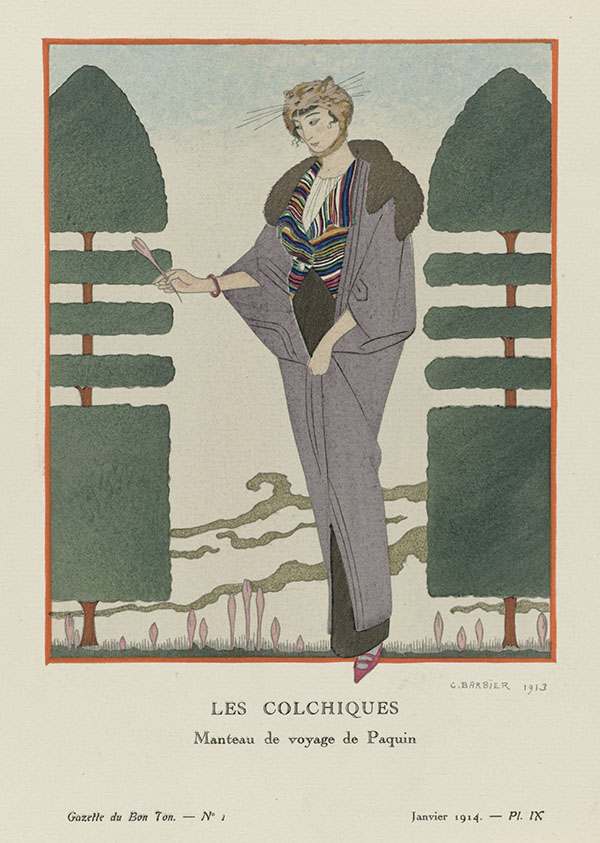 Les Colchiques by George Barbier | Oil Painting Reproduction