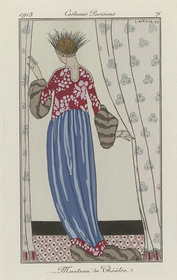 Manteau de Theatre By George Barbier
