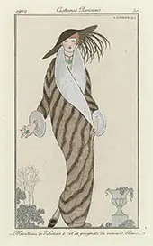 Manteau de Zibelin 1912 By George Barbier