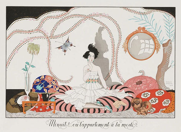 Minuit 1912 by George Barbier | Oil Painting Reproduction