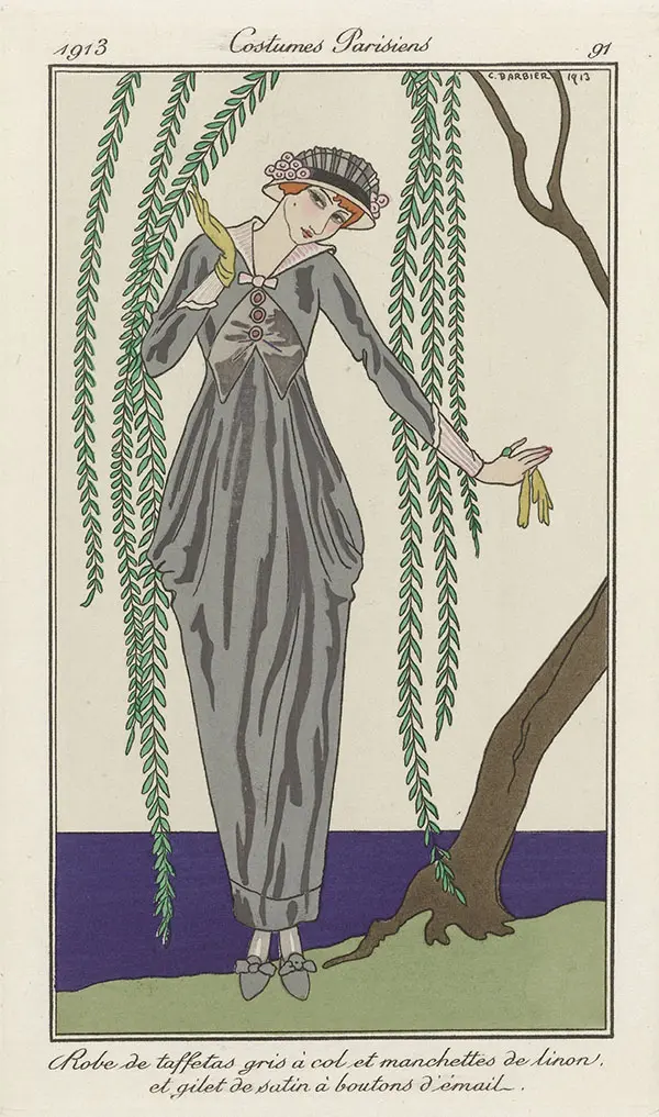 Robe de Taffetas By George Barbier