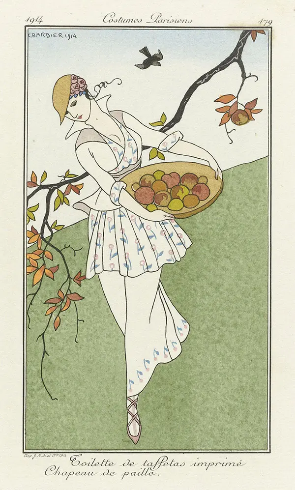 Toilette de Taffetas By George Barbier