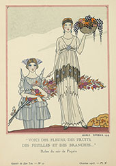 Voici des Fleurs des Fruits des Feuilles et des Branches 1913 By George Barbier