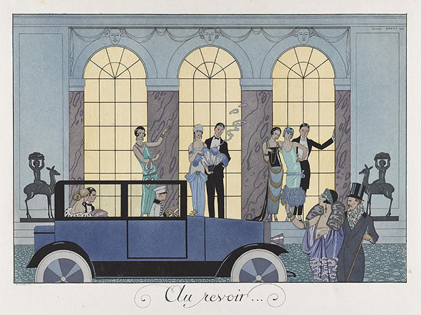 Au Revoir by George Barbier | Oil Painting Reproduction