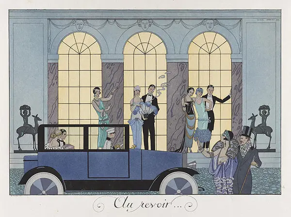 Au Revoir By George Barbier