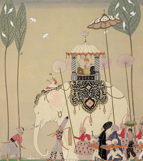 Imperial Procession by George Barbier | Oil Painting Reproduction