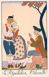 Young Swiss Couple By George Barbier