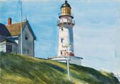 Light at Two Lights 1927 By Edward Hopper