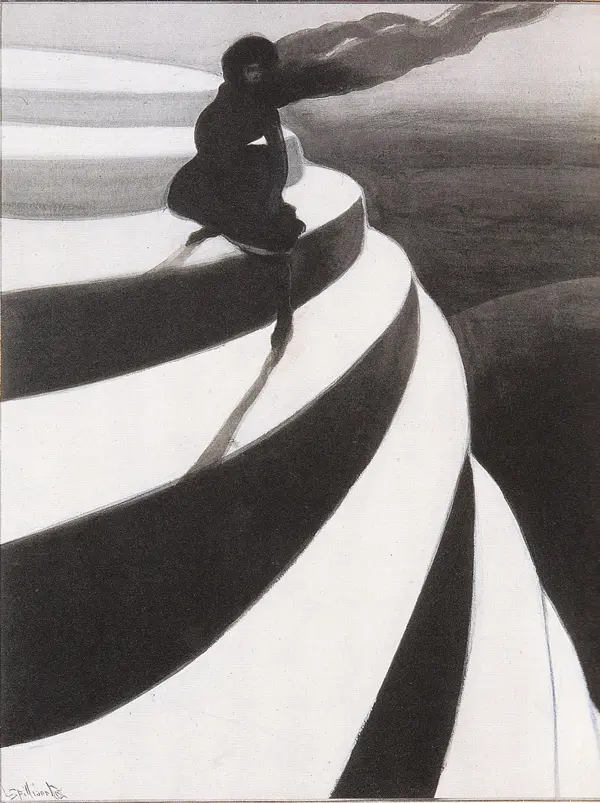 Vertigo Magic Staircase By Leon Spilliaert