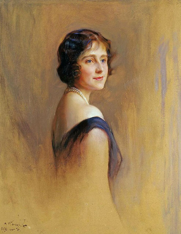 Elizabeth Angela Marguerite Bowes Lyon 1931 | Oil Painting Reproduction