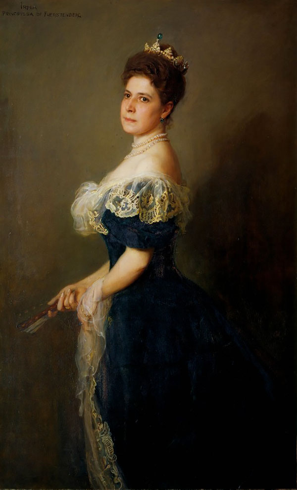 Irma Furstin Zu Furstenberg nee Countess Schonborn Buchheim | Oil Painting Reproduction