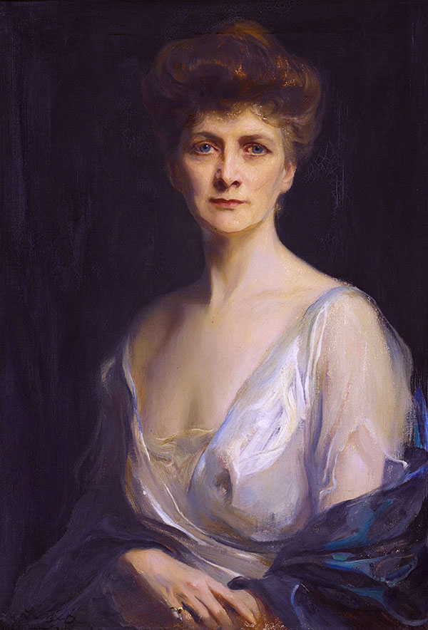 Mrs. John W. Davis nee Ellen G. Bassel 1920 | Oil Painting Reproduction