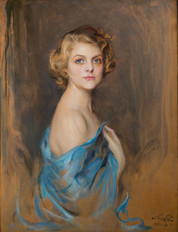 Mrs. Theodore P Grosvenor nee Anita Strawbridge | Oil Painting Reproduction