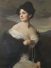Portrait de La Vicomtesse de Fontenay By Philip de Laszlo