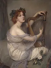 Portrait of Catherine Baroness Emile Beaumont D'erlanger 1899 By Philip de Laszlo