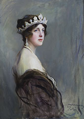 Portrait of Edith Vane Tempest Stewart Marchioness of Londonderry 1927 By Philip de Laszlo