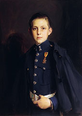Portrait of Infante Juan Count of Barcelona and Father of King Juan Carlos of Spain By Philip de Laszlo