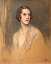 Portrait of Irene of Greece Duchess of Aosta By Philip de Laszlo