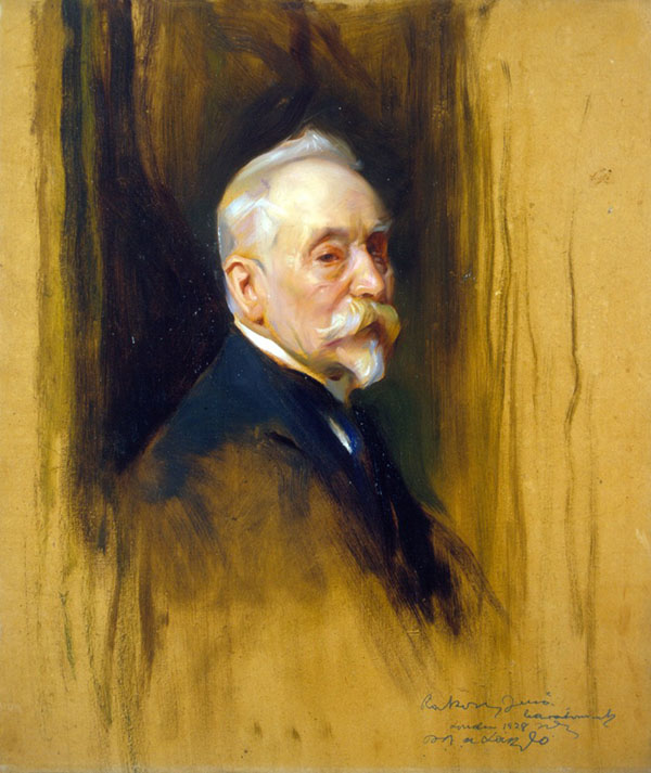 Portrait of Jeno Rakosi 1897 | Oil Painting Reproduction