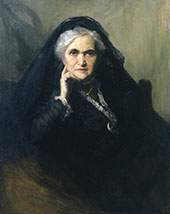 Portrait of Johanna Laub The Artist's Mother 1914 By Philip de Laszlo