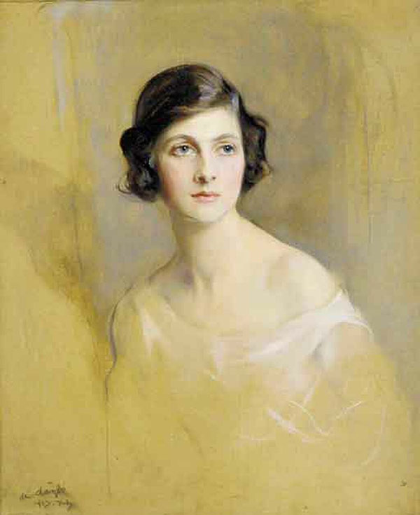 Portrait of Lady Rachel Cavendish Later Viscountess Stuart of Findhorn 1916 | Oil Painting Reproduction