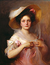 Portrait of May Furstenberg 1906 By Philip de Laszlo