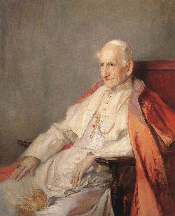 Portrait of Pope Leo XIII 1900 | Oil Painting Reproduction