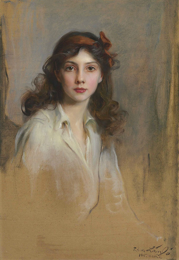 Portrait of Princess Xenia Georgievna 1915 | Oil Painting Reproduction