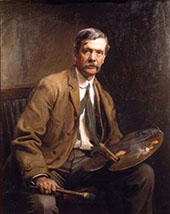 Portrait of Sir Alfred East 1907 By Philip de Laszlo