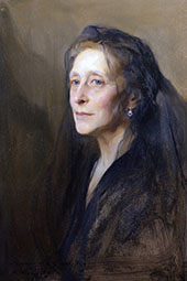 Portrait of Victoria Mountbatten Marchioness of Milford Haven 1923 By Philip de Laszlo
