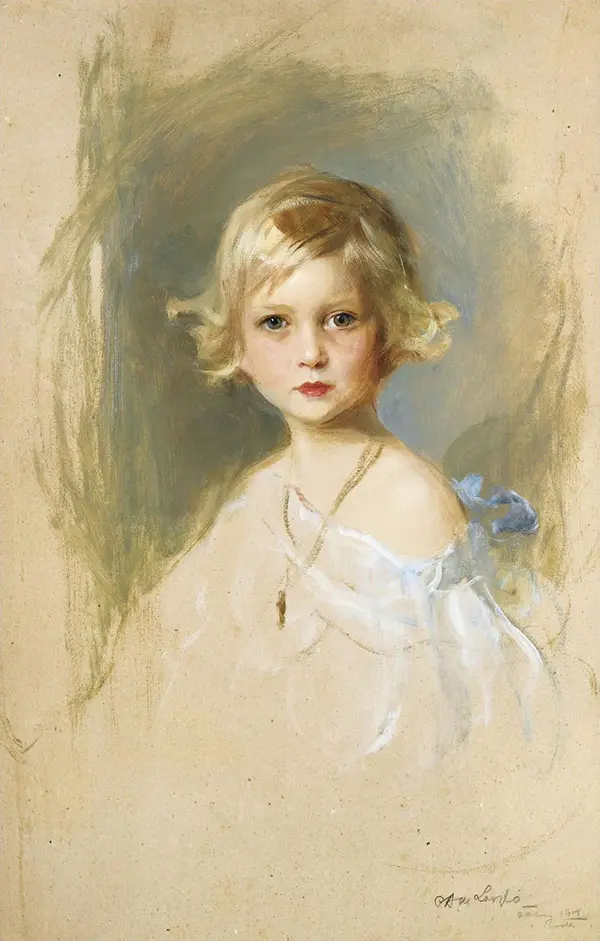 Princess Cecilie of Greece and Denmark 1914 By Philip de Laszlo