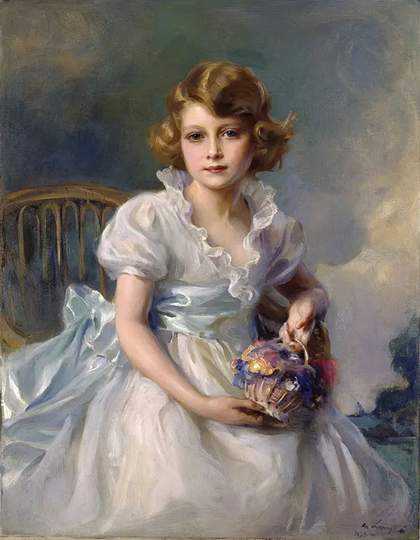 Princess Elizabeth of York, Queen Elizabeth II By Philip de Laszlo