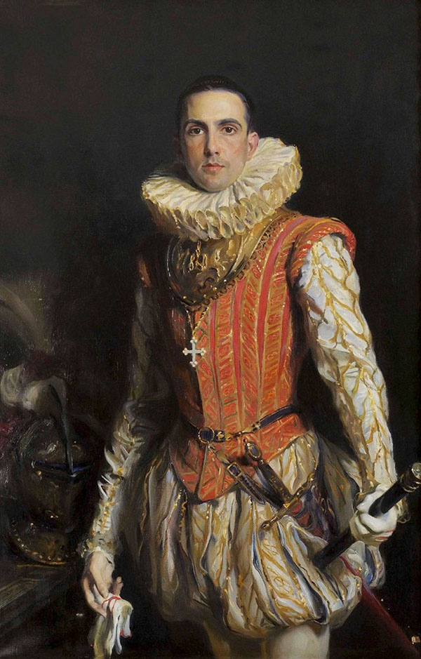 Prince Umberto of Savoy Prince of Piedmont 1928 | Oil Painting Reproduction
