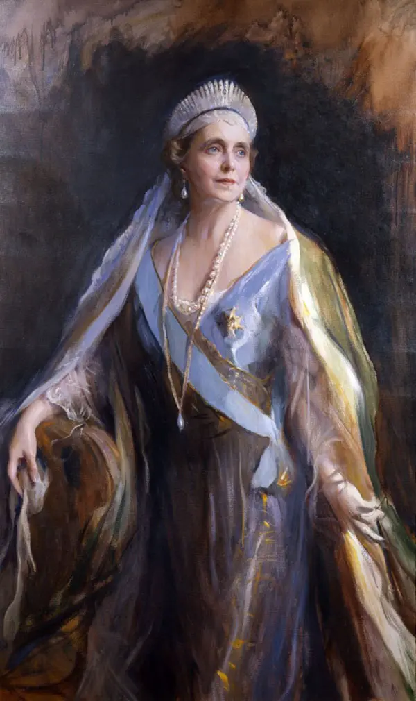 Queen Marie of Romania nee Princess Marie of Edinburgh By Philip de Laszlo